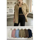 Camicie(D) Genere Camicia Donna Autunno/Inverno Made in Cina Tempo libero Colore Unico Standard — foto 1