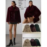 Giacche(D) Genere Giacca di Pelle Giacche Invernale Donna Autunno/Inverno Made in Cina Tempo libero Vari Colori Standard Monocromo — foto 4