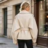 Cappotti(D) Genere Giacca a Vento Cappotti Classici Donna Autunno/Inverno Made in Spagna Quotidiano Colore Unico Curvy(taglie forti) — foto 3