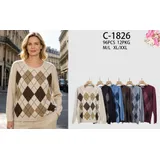 Curvy nome Genere Maglie Donna Autunno/Inverno Made in Cina Tempo libero Colore Unico Standard — foto 1