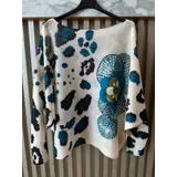 Pullover Donna 1 colore Stampata Normale Poliestere Normale Senza Chiusura — foto 3
