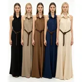 Vestiti Genere Vestiti Donna Quattro stagioni Made in Italia Quotidiano Vari Colori Standard Monocromo — foto 1