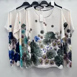 Camicie(D) Genere Camicetta Donna Quattro stagioni Made in Italia Quotidiano Vari Colori Standard Monocromo — foto 1