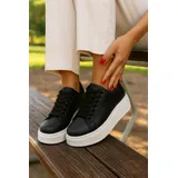Sneakers(D) Genere Sneakers Alte Donna Estate Made in Cina Tempo libero Colore Unico Piatto Tonda — foto 1