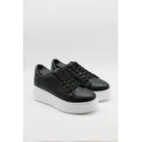 Sneakers(D) Genere Sneakers Alte Donna Estate Made in Cina Tempo libero Colore Unico Piatto Tonda — foto 3
