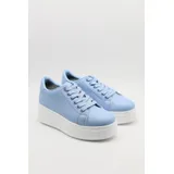 Sneakers(D) Genere Sneakers Alte Donna Estate Made in Cina Tempo libero Colore Unico Piatto Tonda — foto 4