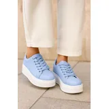 Sneakers(D) Genere Sneakers Alte Donna Estate Made in Cina Tempo libero Colore Unico Piatto Tonda — foto 5