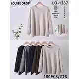 Curvy nome Genere Maglie Donna Autunno/Inverno Made in Cina Tempo libero Colore Unico Standard — foto 1