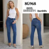 Jeans(D) Genere Jeans Slim Fit Donna Autunno/Inverno Made in Cina Quotidiano Colore Unico Standard — foto 1