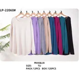 Curvy nome Genere Maglie Donna Autunno/Inverno Made in Cina Tempo libero Colore Unico Standard — foto 1