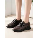 Ballerine Classiche Donna Autunno Made in Cina Quotidiano Zeppe Tonda — foto 2