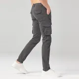 Pantaloni Cargo Uomo Autunno/Inverno Made in Cina Quotidiano Vari Colori Standard — foto 3