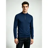 Pullover Uomo Uomo Autunno/Inverno Made in Cina Quotidiano Vari Colori Standard Monocromo Cerniera lampo — foto 4
