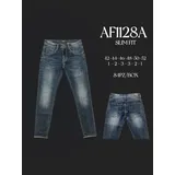 Jeans Slim Fit Uomo Autunno/Inverno Quotidiano Standard — foto 1