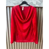 T-Shirt Donna Autunno/Inverno Made in Italia Tempo libero Vari Colori Standard Velluto — foto 3