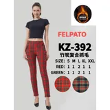 Pantaloni(D) Genere Pantaloni leggings Donna Inverno Made in Cina Quotidiano Colore Unico Petite Cotone — foto 1