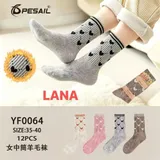 Calze(D) Genere Calza Donna Autunno/Inverno Made in Cina Quotidiano Vari Colori Standard Multicolore — foto 1