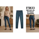 Jeans Skinny Donna Quattro stagioni Made in Cina Quotidiano Colore Unico Standard — foto 1