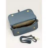 Donna Borsa a Mano -Larghezza: 26 Cm -Altezza: 16 Cm -Profondità: 7.5 Cm -Dettagli Metallici Colore Oro -Con Tracolla Regolabile -Made In Italy-Vera Pelle Martellata — foto 9