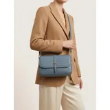 Donna Borsa a Mano -Larghezza: 26 Cm -Altezza: 16 Cm -Profondità: 7.5 Cm -Dettagli Metallici Colore Oro -Con Tracolla Regolabile -Made In Italy-Vera Pelle Martellata — foto 1