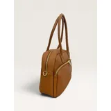 Donna Borsa a Mano -Larghezza: 27 Cm -Altezza: 21 Cm -Profondità: 10 Cm -Dettagli Metallici Colore Oro -Con Tracolla Regolabile -Made In Italy Vera Pelle Martellata — foto 7