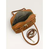 Donna Borsa a Mano -Larghezza: 27 Cm -Altezza: 21 Cm -Profondità: 10 Cm -Dettagli Metallici Colore Oro -Con Tracolla Regolabile -Made In Italy Vera Pelle Martellata — foto 9