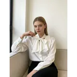 Camicia Felpa T-Shirt Maglie Donna Autunno Made in Italia Quotidiano Vari Colori Standard — foto 1