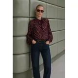 CAMICIA IN TENCEL A POIS — foto 3