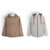 Giacche(D) Genere Giacca a vento Giacca a Vento Donna Autunno Made in Cina Quotidiano Vari Colori Curvy(taglie forti) Monocromo — foto 5