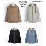 Giacche(D) Genere Giacca a vento Giacca a Vento Donna Autunno Made in Cina Quotidiano Vari Colori Curvy(taglie forti) Monocromo — foto 1