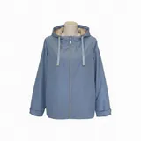 Giacche(D) Genere Giacca a vento Giacca a Vento Donna Autunno Made in Cina Quotidiano Vari Colori Curvy(taglie forti) Monocromo — foto 4