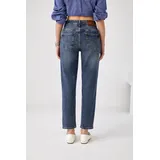 Jeans(D) Genere Jeans Larghi Donna Quattro stagioni Made in Cina Tempo libero Colore Unico Standard — foto 4