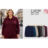 Maglierie&Felpe(D) Genere Pullover Con la Zip Donna Autunno/Inverno Made in Cina Tempo libero Colore Unico Standard — foto 1