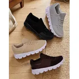 Sneakers(D) Genere Sneakers basse Donna Estate Made in Cina Tempo libero Colore Unico Piatto Tonda — foto 5