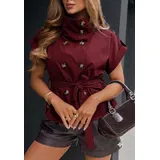 Giacche(D) Genere Giacca Leggere Giacca Donna Autunno Made in Italia Quotidiano Colore Unico Standard Monocromo — foto 4