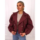Giacche(D) Genere Giacca Leggere Giacca Donna Autunno Made in Italia Quotidiano Colore Unico Standard Monocromo — foto 6