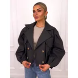 Giacche(D) Genere Giacca Leggere Giacca Donna Autunno Made in Italia Quotidiano Colore Unico Standard Monocromo — foto 3