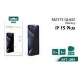 VETRO TEMPERATO PRIVACY+OPACO IPHONE 15PLUS — foto 1
