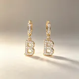 Orecchini lettera B — foto 1
