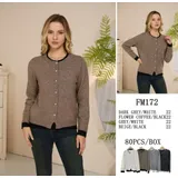 Pullover Maglione Donna Autunno/Inverno Made in Cina Quotidiano Vari Colori Standard Monocromo — foto 1