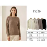 Pullover Pullover Donna Autunno/Inverno Made in Cina Quotidiano Vari Colori Standard Monocromo — foto 1