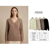 Pullover Pullover Donna Autunno/Inverno Made in Cina Quotidiano Vari Colori Standard Monocromo — foto 1