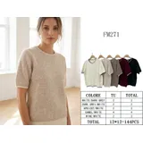 Pullover Pullover Donna Autunno/Inverno Made in Cina Quotidiano Vari Colori Standard Monocromo — foto 1