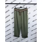 Pantaloni Sportivi Giacca Leggere Donna Primavera/Estate Made in Italia Tempo libero Colore Unico Standard — foto 10
