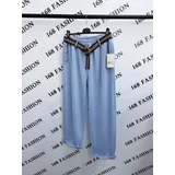 Pantaloni Sportivi Giacca Leggere Donna Primavera/Estate Made in Italia Tempo libero Colore Unico Standard — foto 4