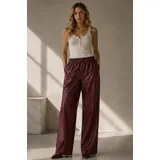 Pantaloni Donna Autunno/Inverno Made in Cina Tempo libero Colore Unico Standard in pelle Ecopelle — foto 3