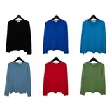 Maglierie&Felpe(D) Genere Pullover Pullover Donna Autunno/Inverno Made in Cina Quotidiano Vari Colori Standard Monocromo — foto 4