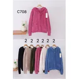 Maglierie&Felpe(D) Genere Con la zip Cardigan Donna Autunno Made in Cina Quotidiano Vari Colori Standard — foto 1