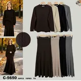 Coordinati Donna Inverno Made in Cina Quotidiano Vari Colori Standard Monocromo — foto 1
