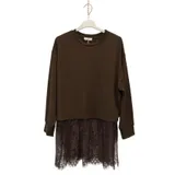 T-Shirt Donna Autunno/Inverno Made in Italia Quotidiano Vari Colori Standard — foto 4